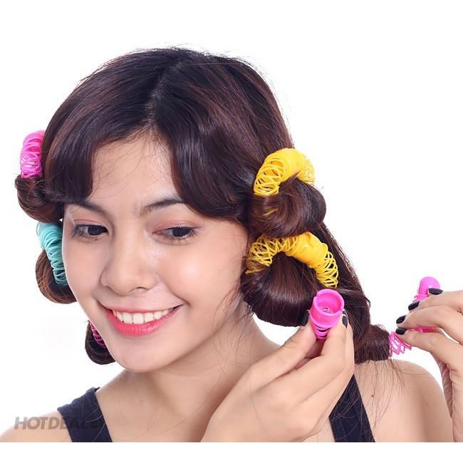 Bộ quấn tóc 8 lô uốn tóc không dùng nhiệt