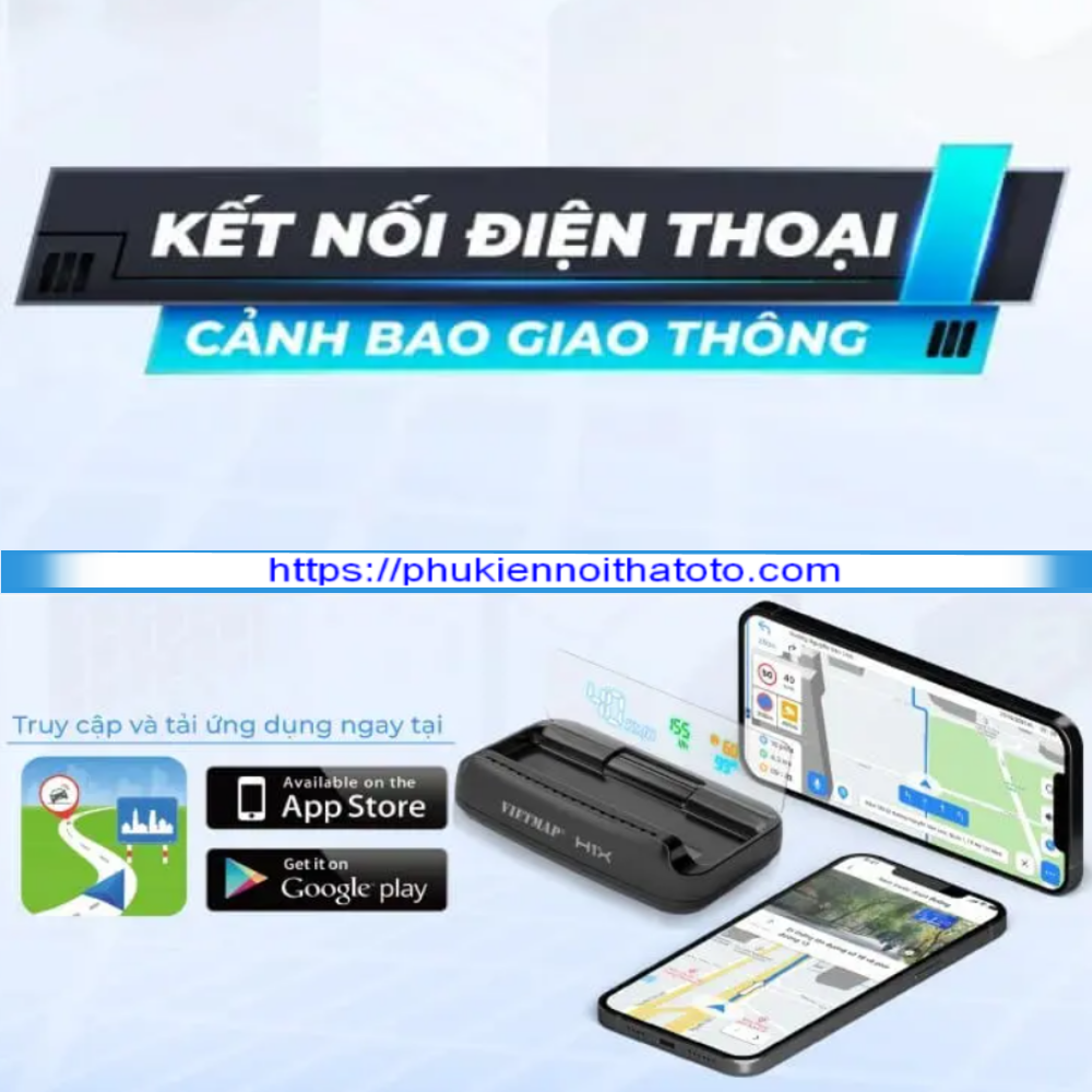 Hud Hiển Thị Kính Lái Vietmap H1X