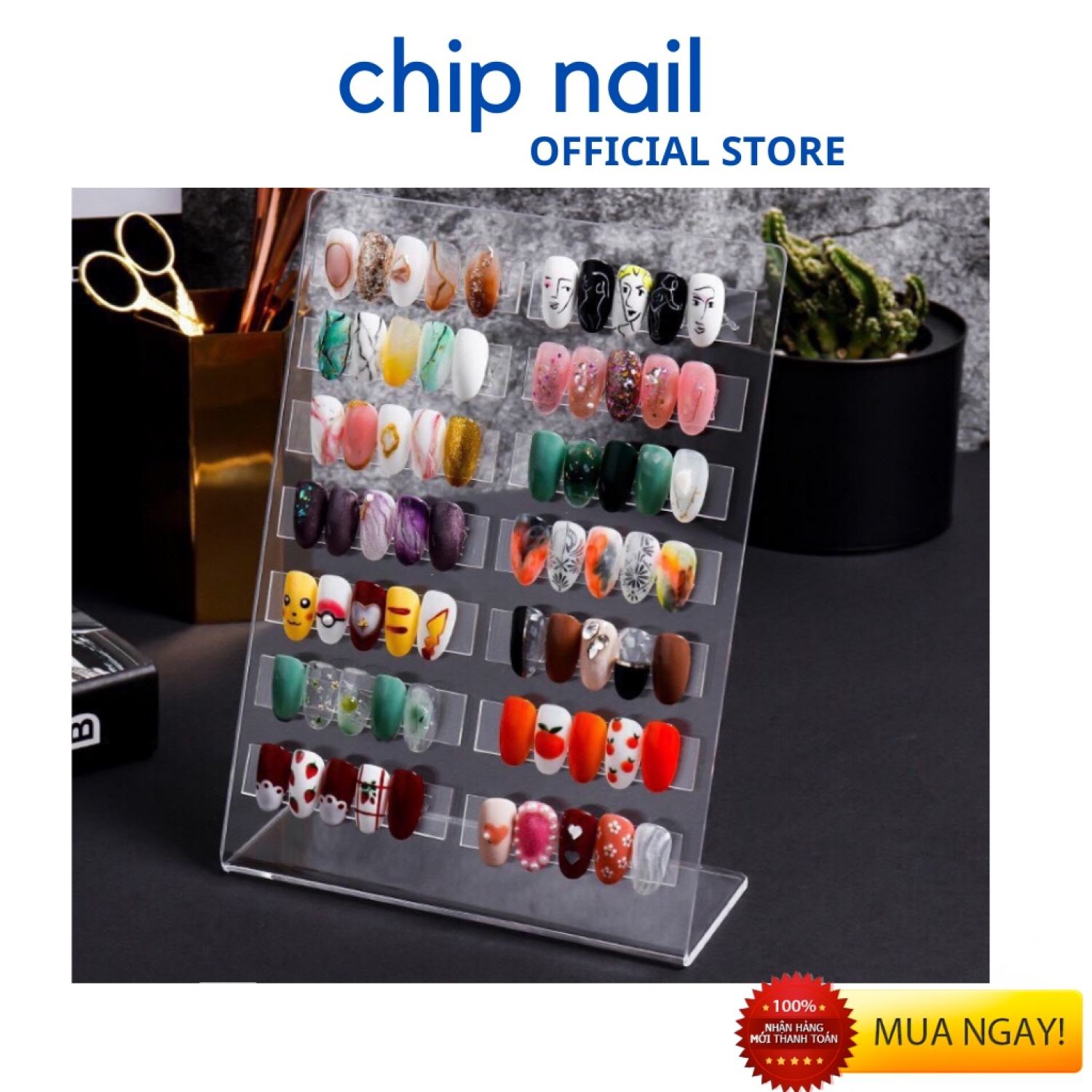 Bảng sơn trưng bày mẫu móng nail