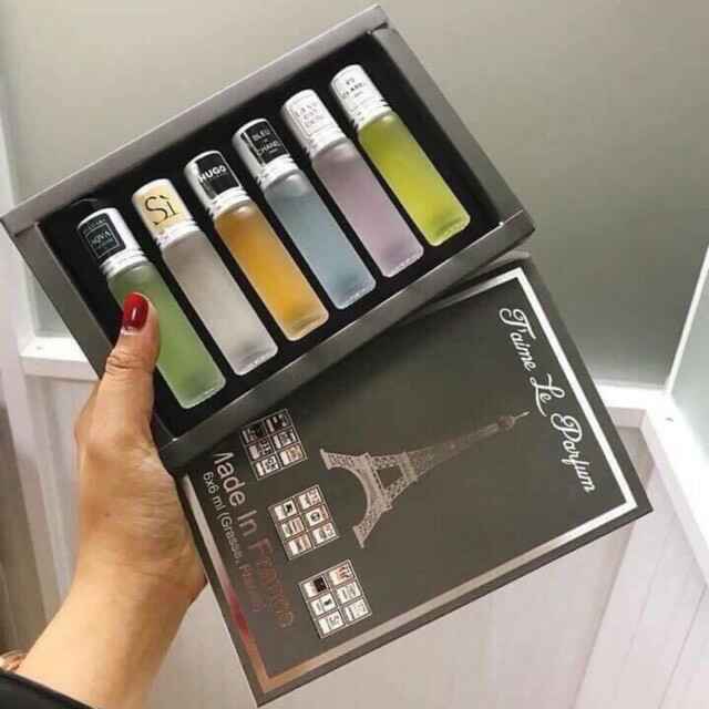 Set 6 Chai Nước Hoa Tháp (Dạng lăn)