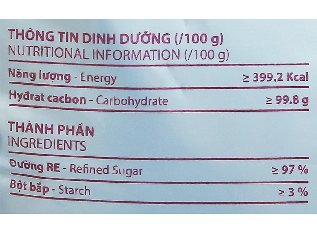 [Gói 1 Kg] ĐƯỜNG XAY LÀM BÁNH [VN] BIÊN HÒA Pro Baking Sugar (halal) (bph-hk)