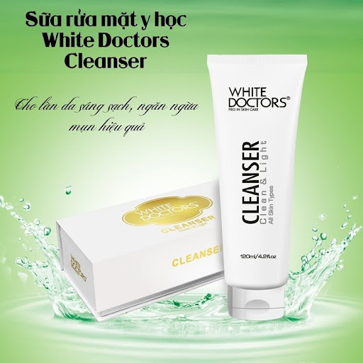 Sữa rửa mặt làm sáng da White Doctors Cleaser