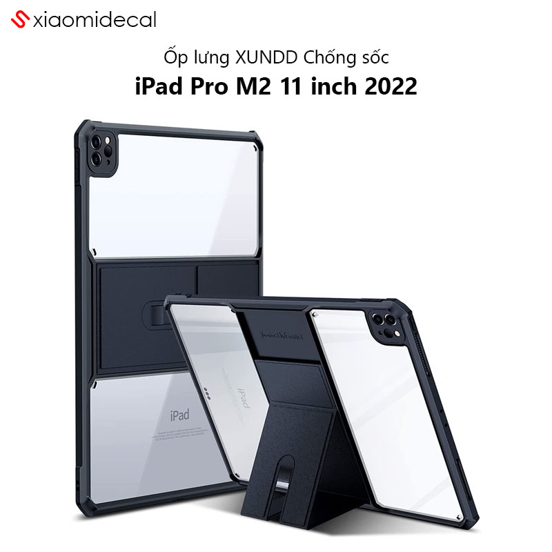 Ốp lưng XUNDD iPad Pro M2 11 inch 2022 Viền TPU, Chống sốc
