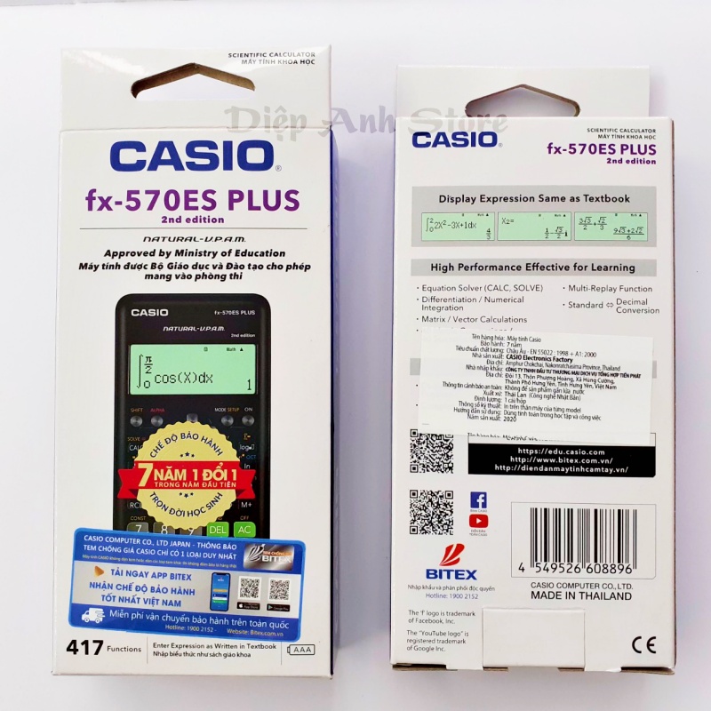 Máy tính Casio fx-570 ES Plus