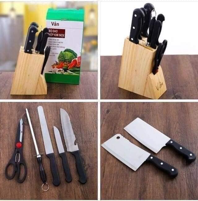 Bộ dao 7 món hợp kim