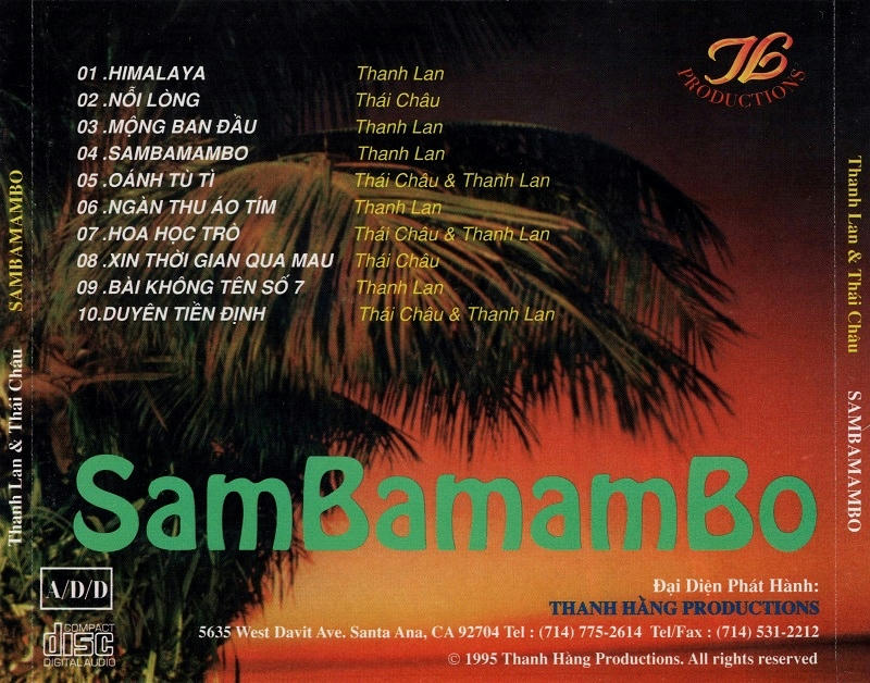 Samba Mambo - Thái Châu - Thanh Lan (Thái Lan CD)