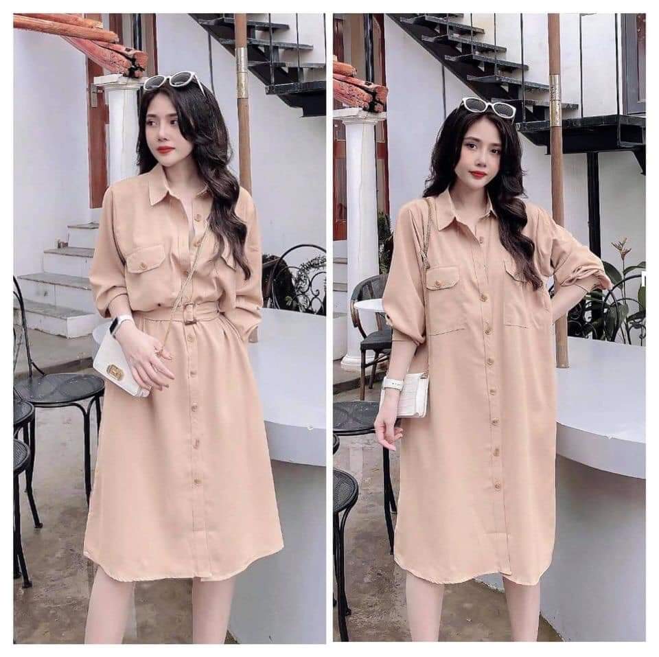váy bầu công sở mẫu thiết kế