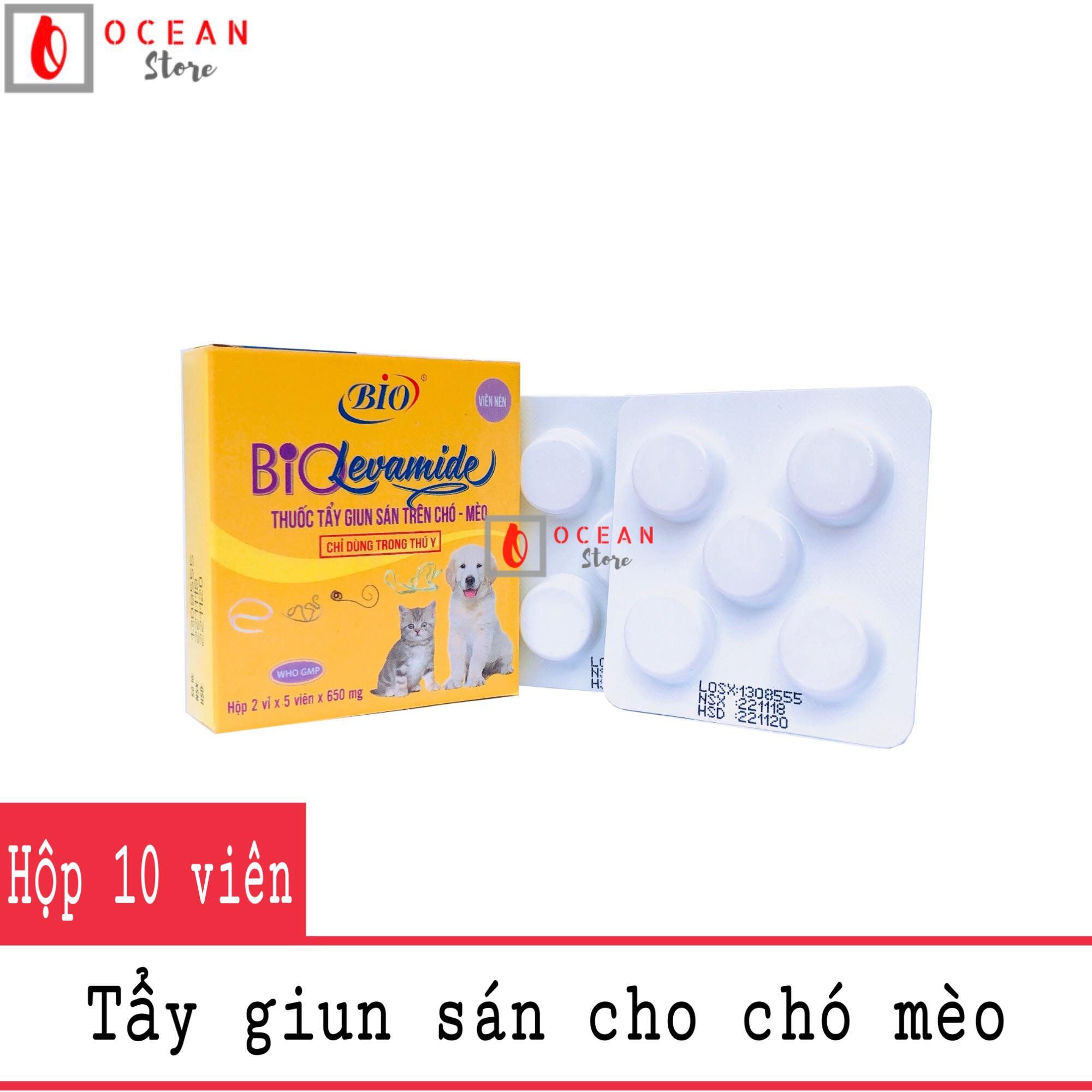 Thuốc trị giun sán trên chó mèo - Bio Levamide