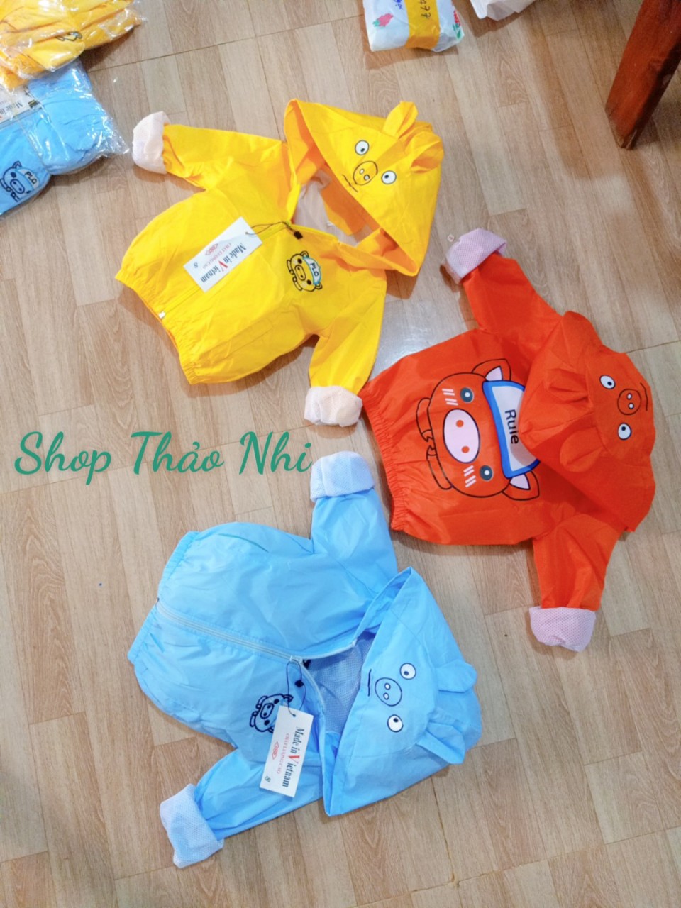 Áo khoác gió 2 lớp cho bé trai bé gái