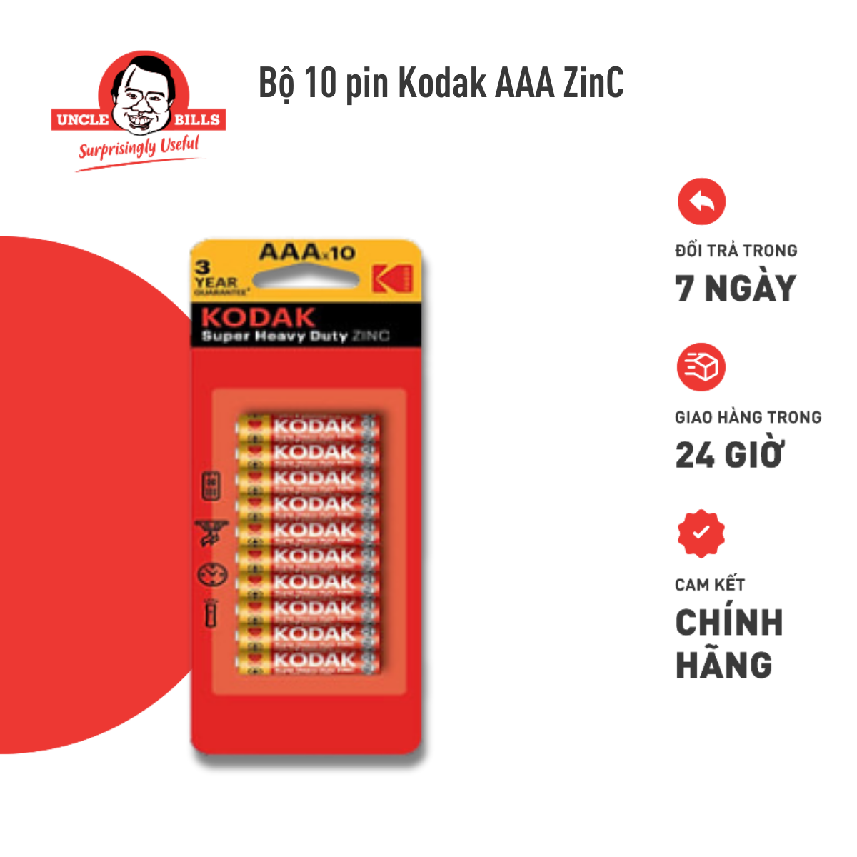 Bộ 10 Pin Kodak AAA UBL IB0146