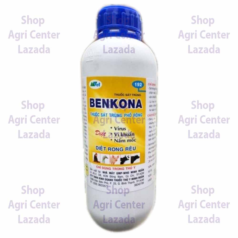 Dung dịch sát khuẩn sát trùng benkona diệt virus vi khuẩn nấm mốc rong riêu