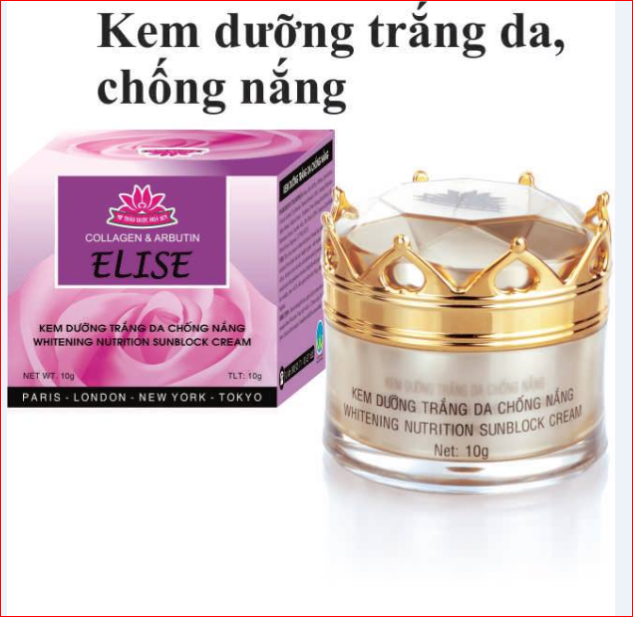 Kem Elise trắng da, chống nắng 10g