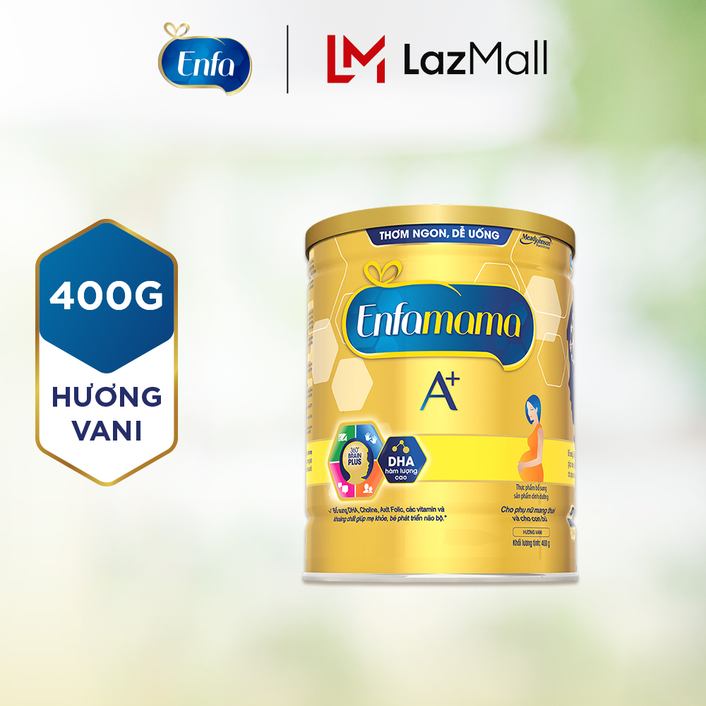 [CHỈ TỪ 15-17/07 MUA LÀ CÓ QUÀ] Sữa bầu Enfamama A+ hương Vani 400g