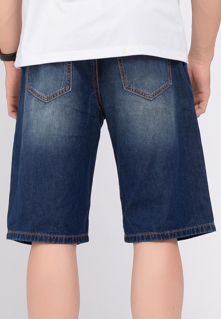 Quần Short Jeans Nam A91 JEANS 202 (Xanh đậm)
