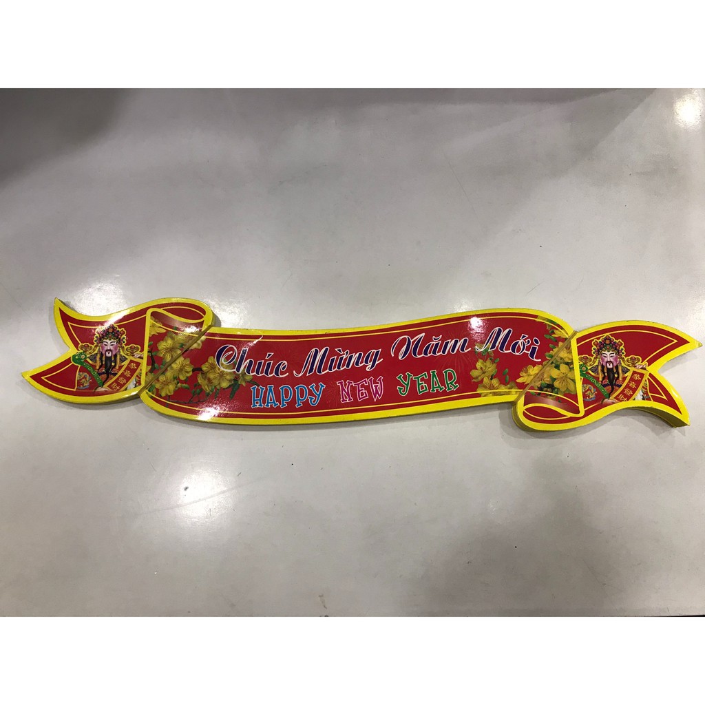 Giấy Dán Chúc Mừng Năm Mới (HAPPY NEW YEAR)