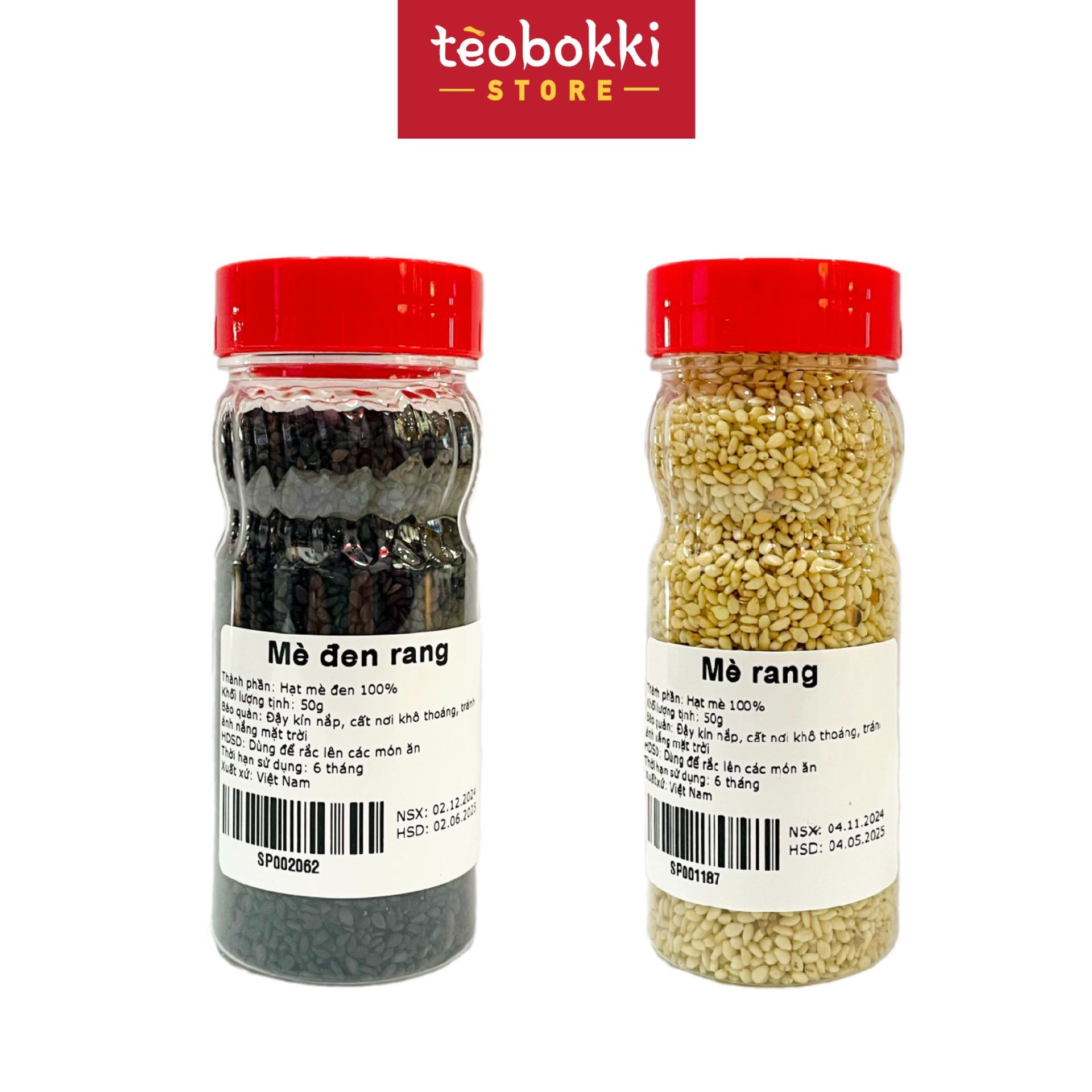 Mè rang rắc tokbokki, cơm trộn bibimbap 50g