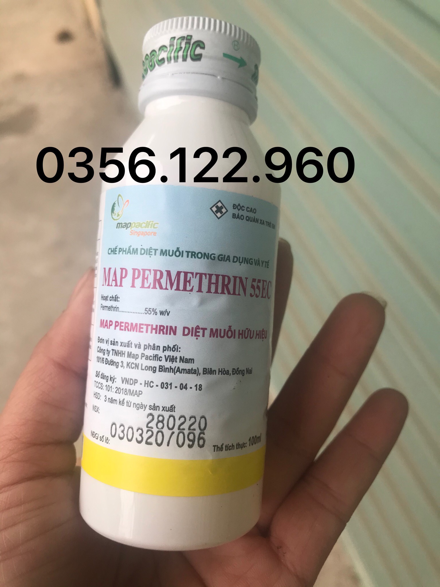 [Rẻ vô địch] xịt Muỗi y tế MAP PERMETHRIN 55EC diệt muỗi tận gốc an toàn hiệu quả thuốc diệt muỗi nhập khẩu 100ml