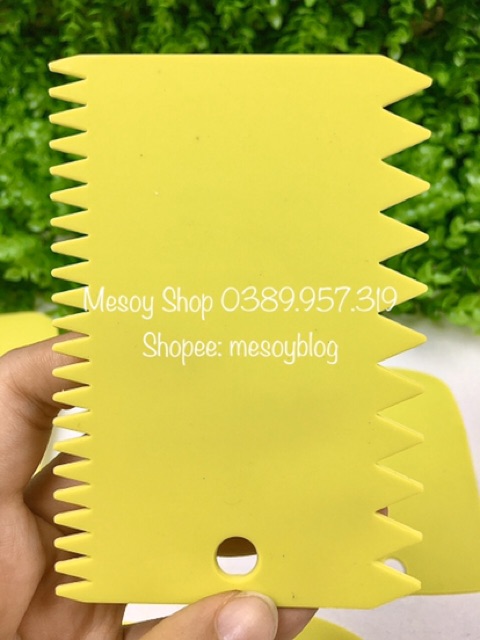 Bộ 3 miếng cắt, vét, tạo vân, chà láng bột đa năng