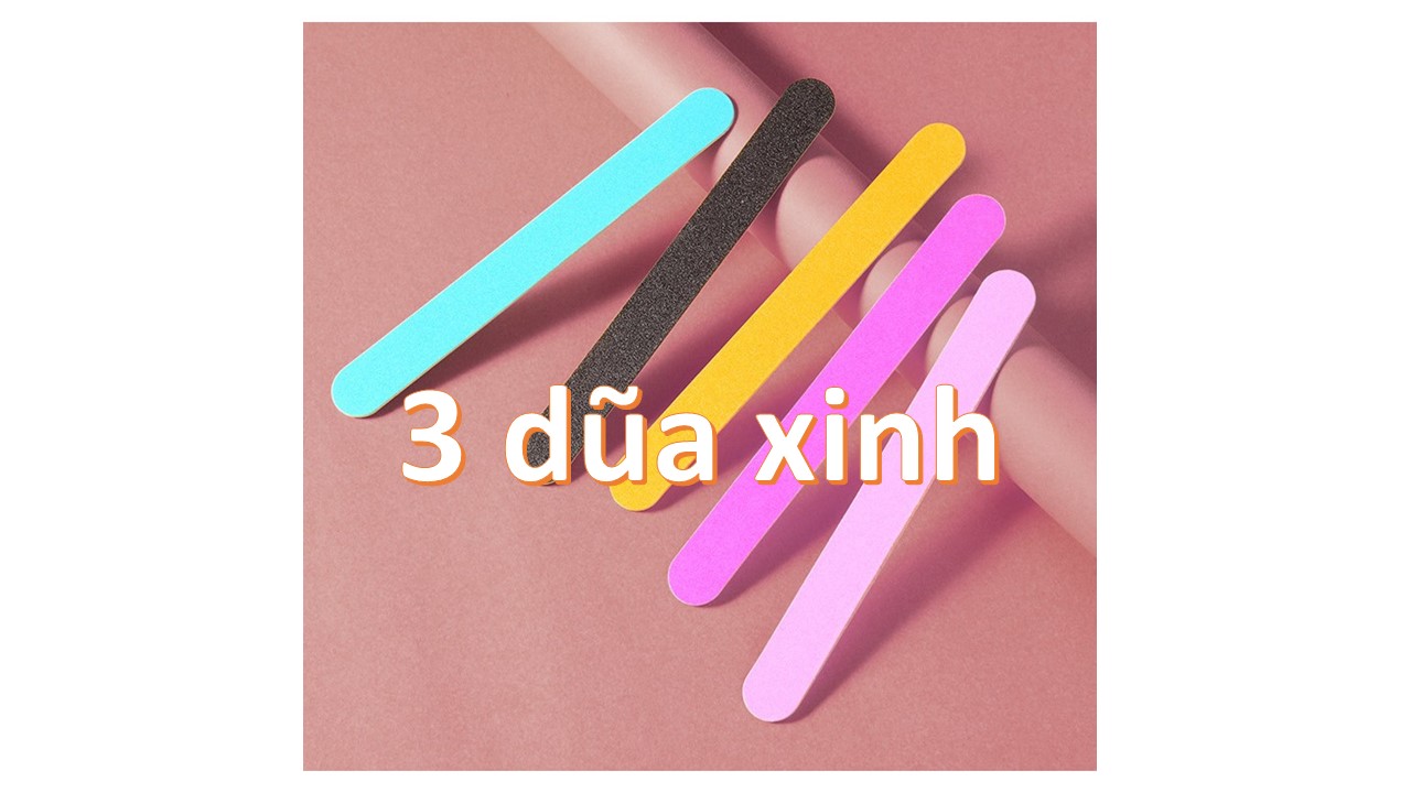 Dũa móng mini nhỏ xinh 3 CÁI SÀI CẢ NĂM