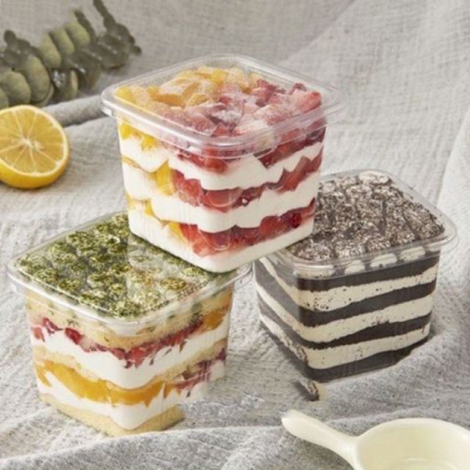 Hộp đựng bánh mousse b10-8