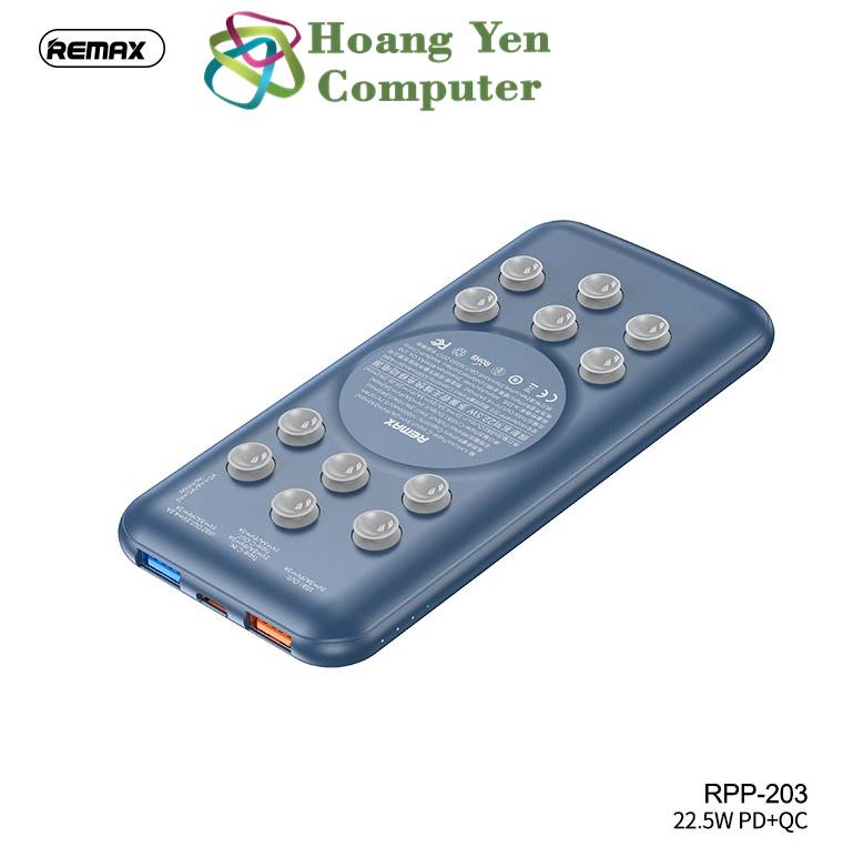 Pin sạc dự phòng Remax RPP-212 10000mAh sạc nhanh QC3.0 max 22.5W Type ...