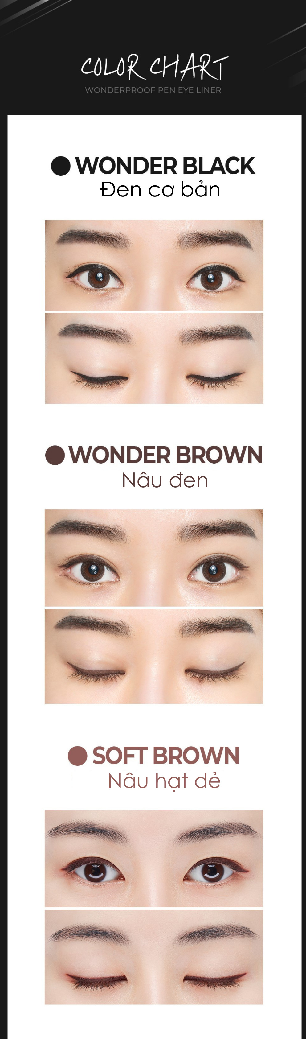 Kẻ Mắt Nước BOM Wonderproof Pen Eye Liner 0.5g