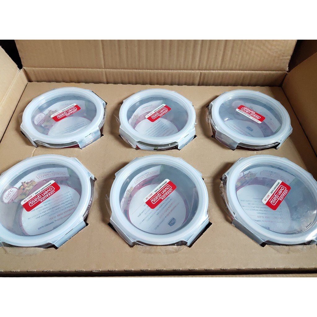[HCM]Hộp thủy tinh lock and lock 600ml