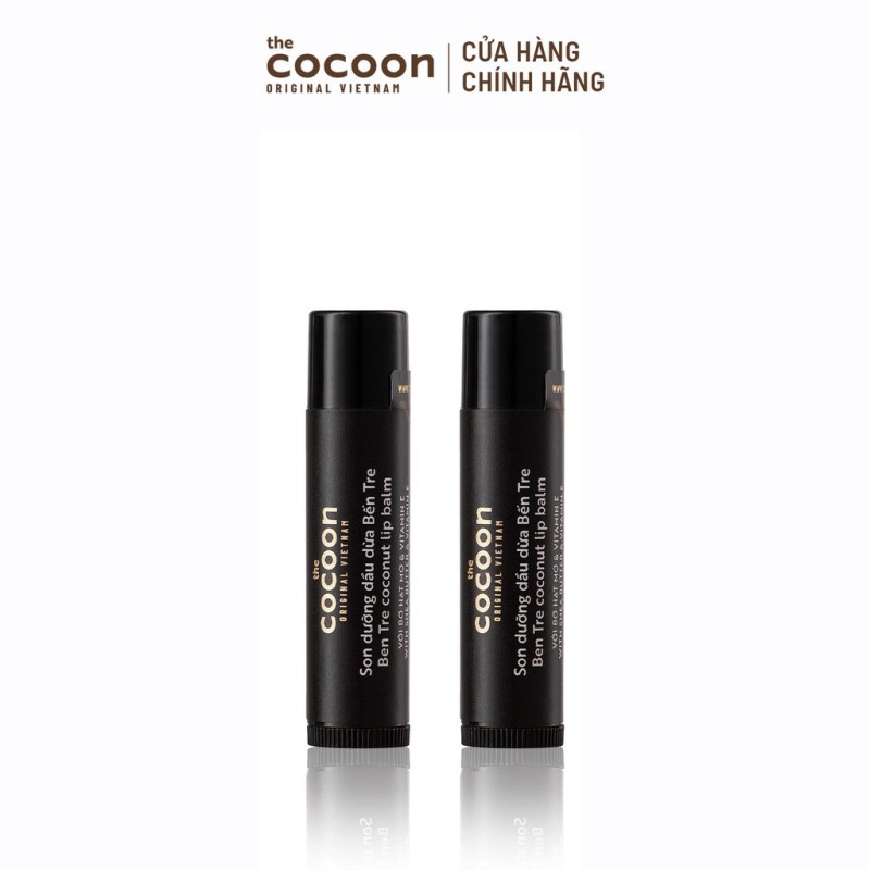 Combo 2 thỏi Son dưỡng dầu dừa Bến Tre Cocoon 5g/thỏi giá rẻ