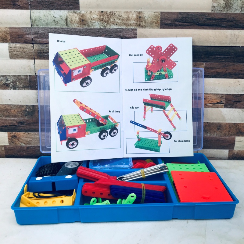 Bộ lắp ráp mô hình kỹ thuật lớp 4-5 [ VPP Trí Đức ]