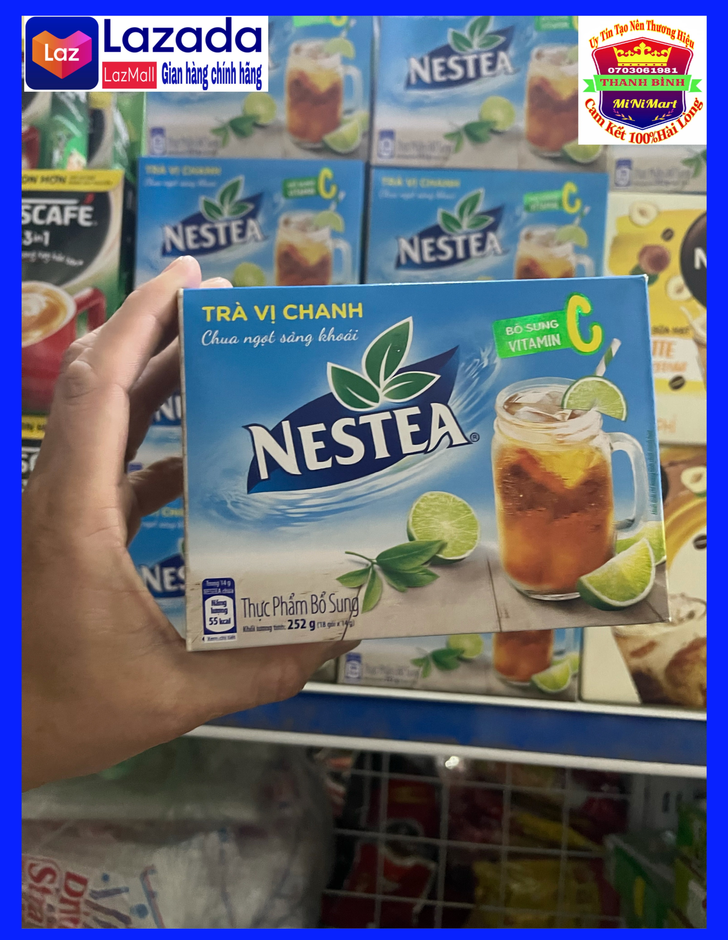Trà chanh Nestea hộp 18 gói-252g