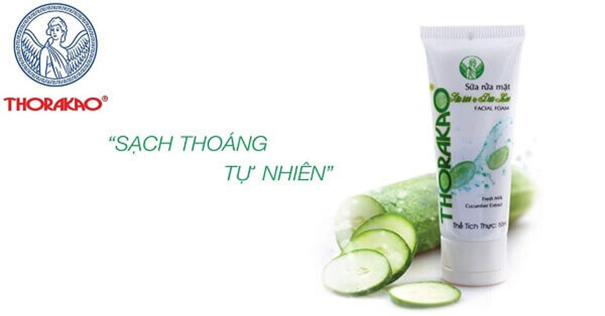 Sữa Rửa Mặt Sữa Tươi Dưa Leo Thorakao 100g