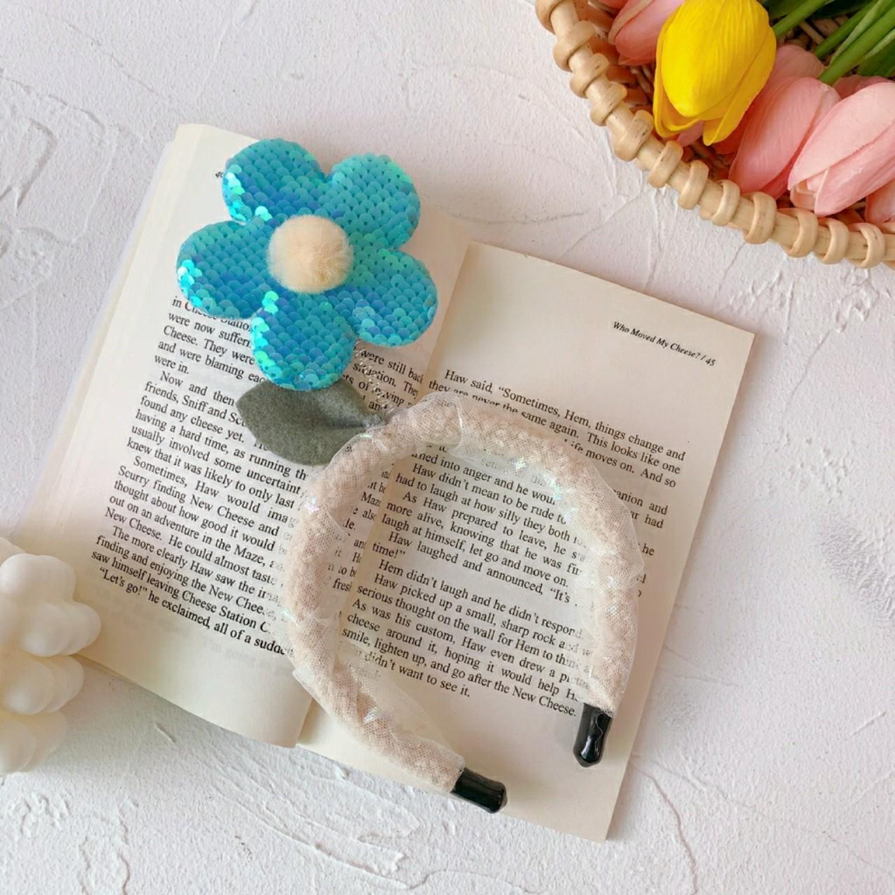 BĂNG ĐÔ , CÀI TÓC , bờm tóc HOA KIM SA CUTE CHO BÉ