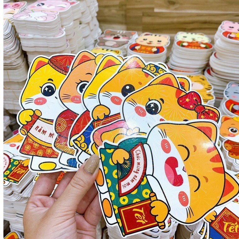 Bao lì xì chipi tết 2023 - (combo 10 bao) - Mẫu mới nhất