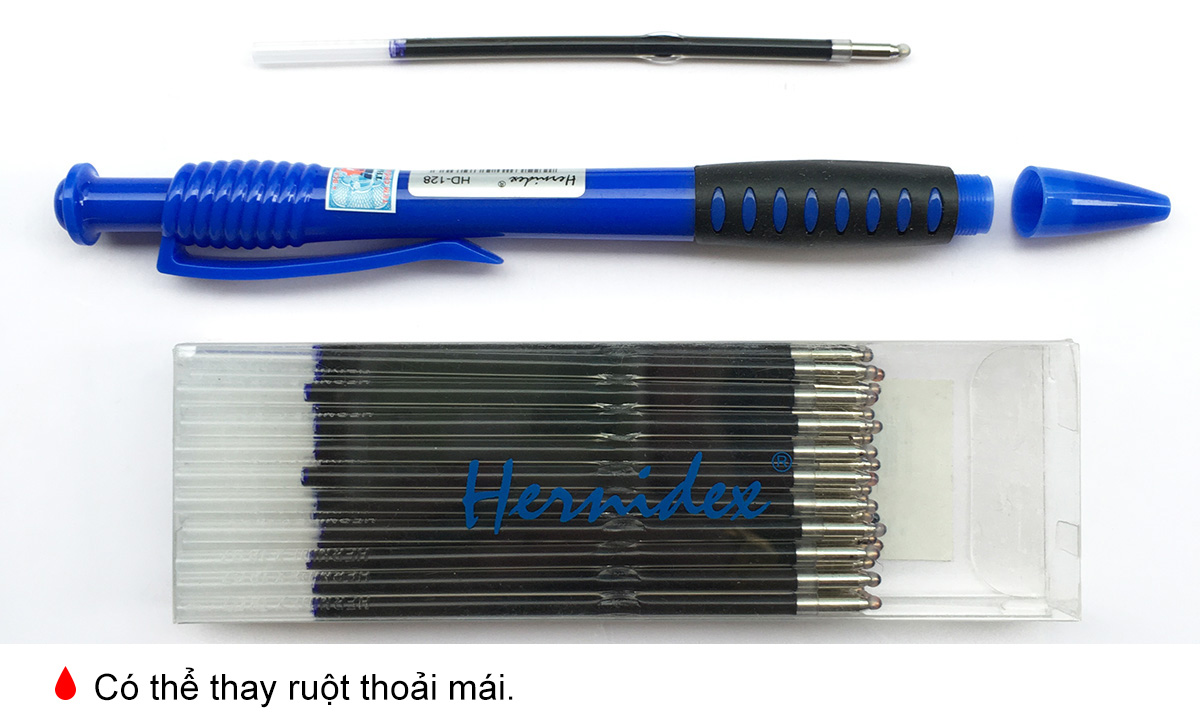 Bút bi bấm Hernidex HD-128 (HDBP128)