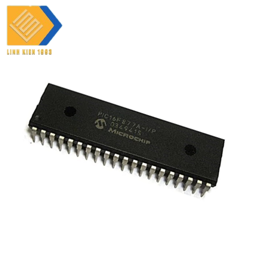 PIC16F877A-I/PT, DIP40 8-Bit PIC16F Microcontroller, 20MHz