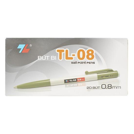 Bút Bi Thiên Long TL-08 - 0.8mm - Hộp 20 Bút