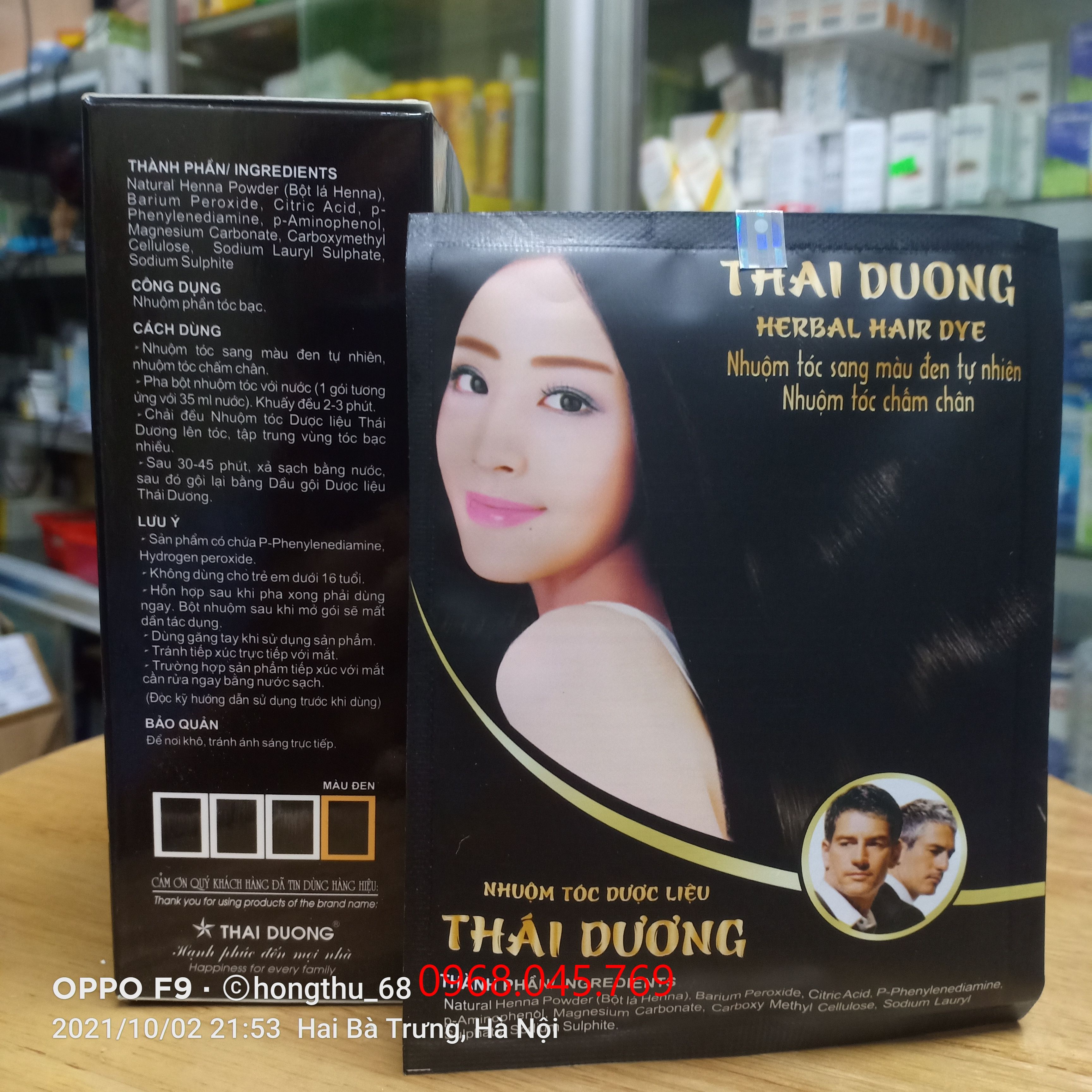 NHUỘM TÓC DƯỢC LIỆU THÁI DƯƠNG