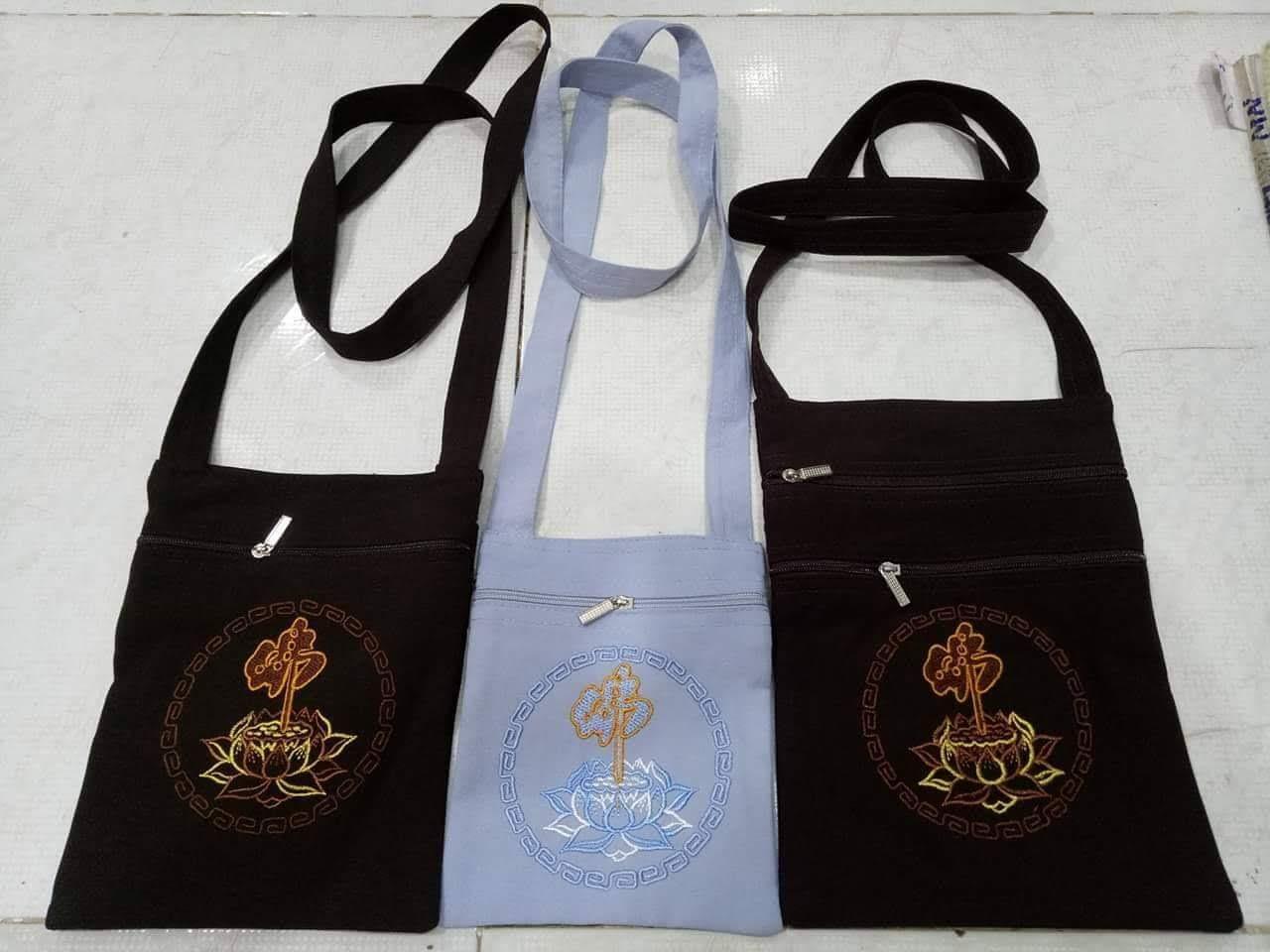 [HCM]Túi đi chùa đeo chéo 17*22cm
