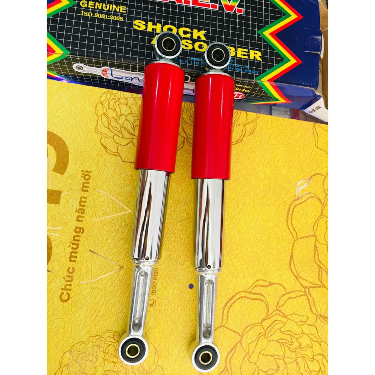Phuộc sau Cub 81, 82 , DD , DH hiệu LAE ( 1 cặp ) 33cm