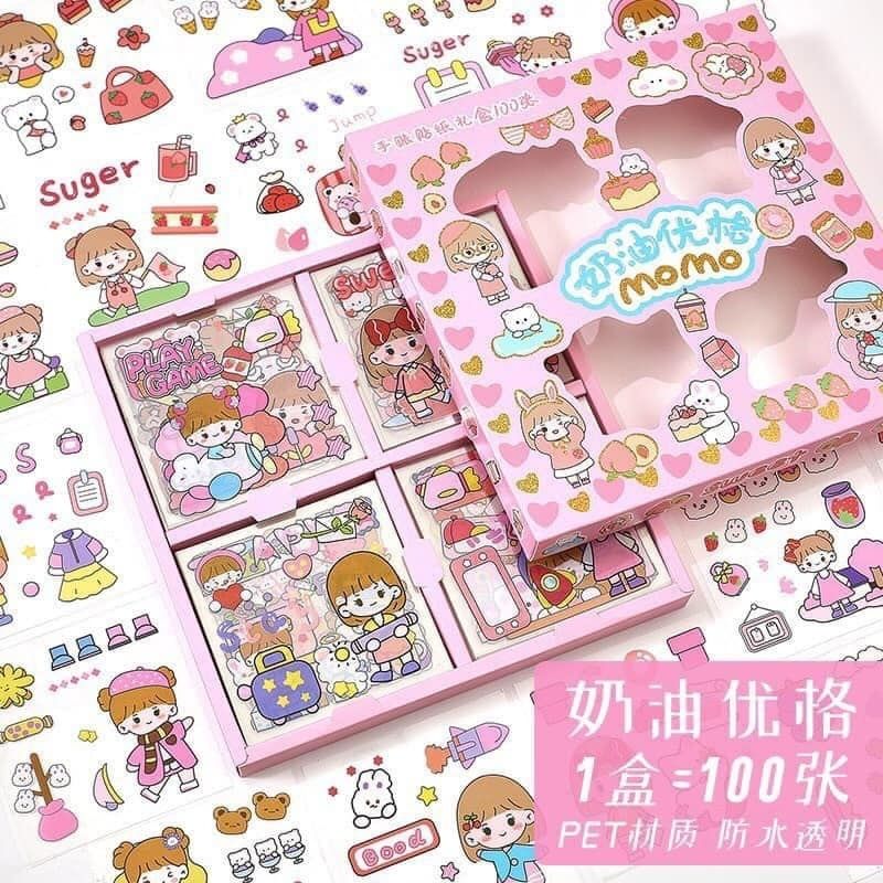 Bộ miếng dán sticker 1000 Miếng Dán Hãng TELADO HOVIMO D4.010.HO