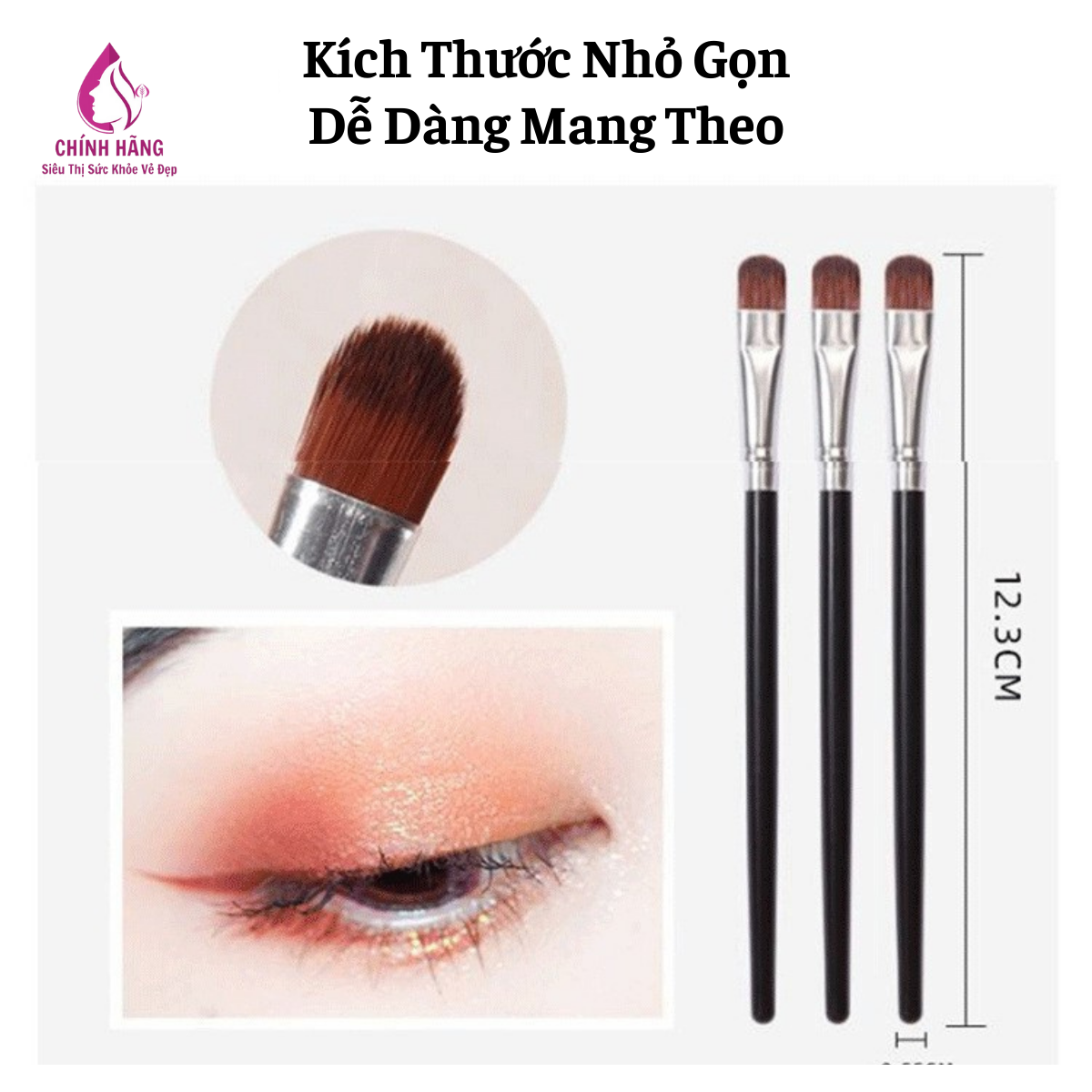 Set 5 Cọ Tán Phấn Mắt Mềm Mịn Dễ Sử DỤng