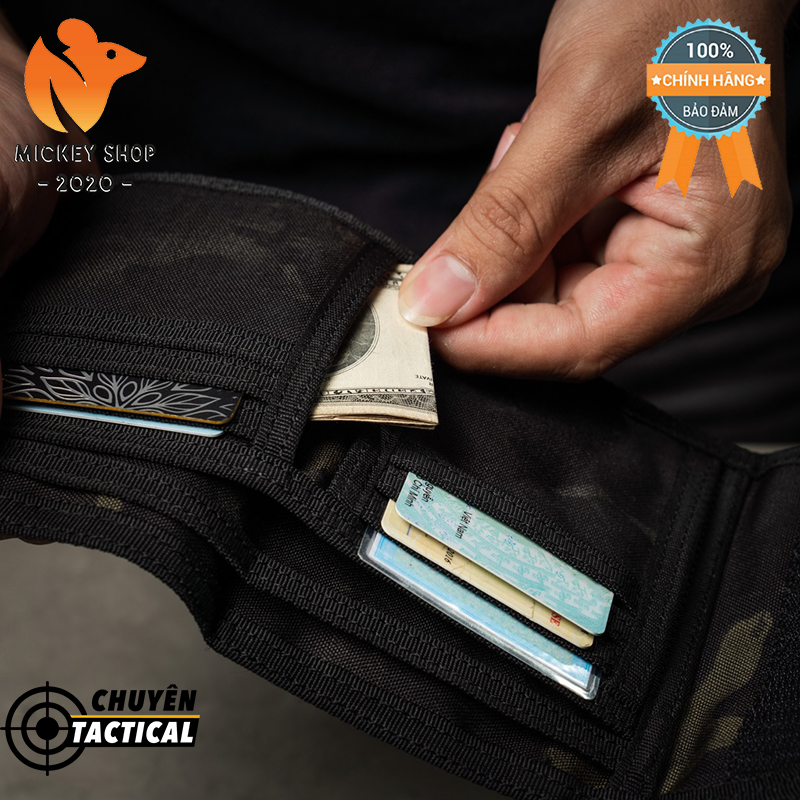 [ Chính Hãng] Ví gập, Ví nam, Ví vải CT Wallet chuyentactical
