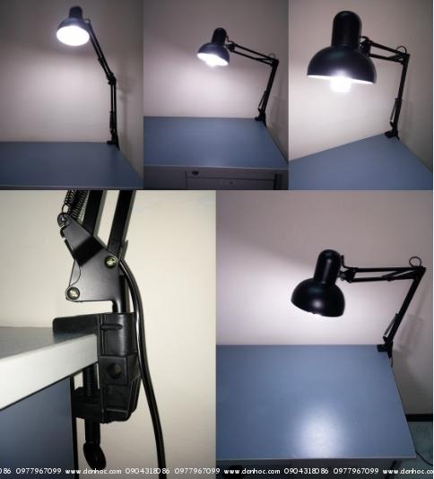 [HCM]Đèn học kẹp bàn chống cận thị xoay 360 độ