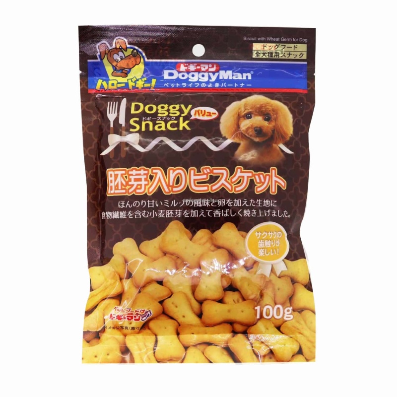 Bánh quy trứng cho chó Doggy man Snack 100g