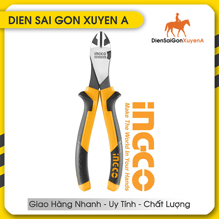 Kìm cắt kềm cắt đầu nặng Heavy duty Diagonal Cutting Pliers INGCO HHDCP28188
