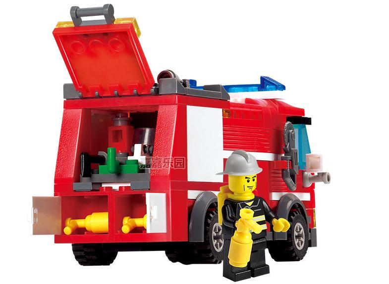 Lego xe cứu hỏa 206 chi tiết