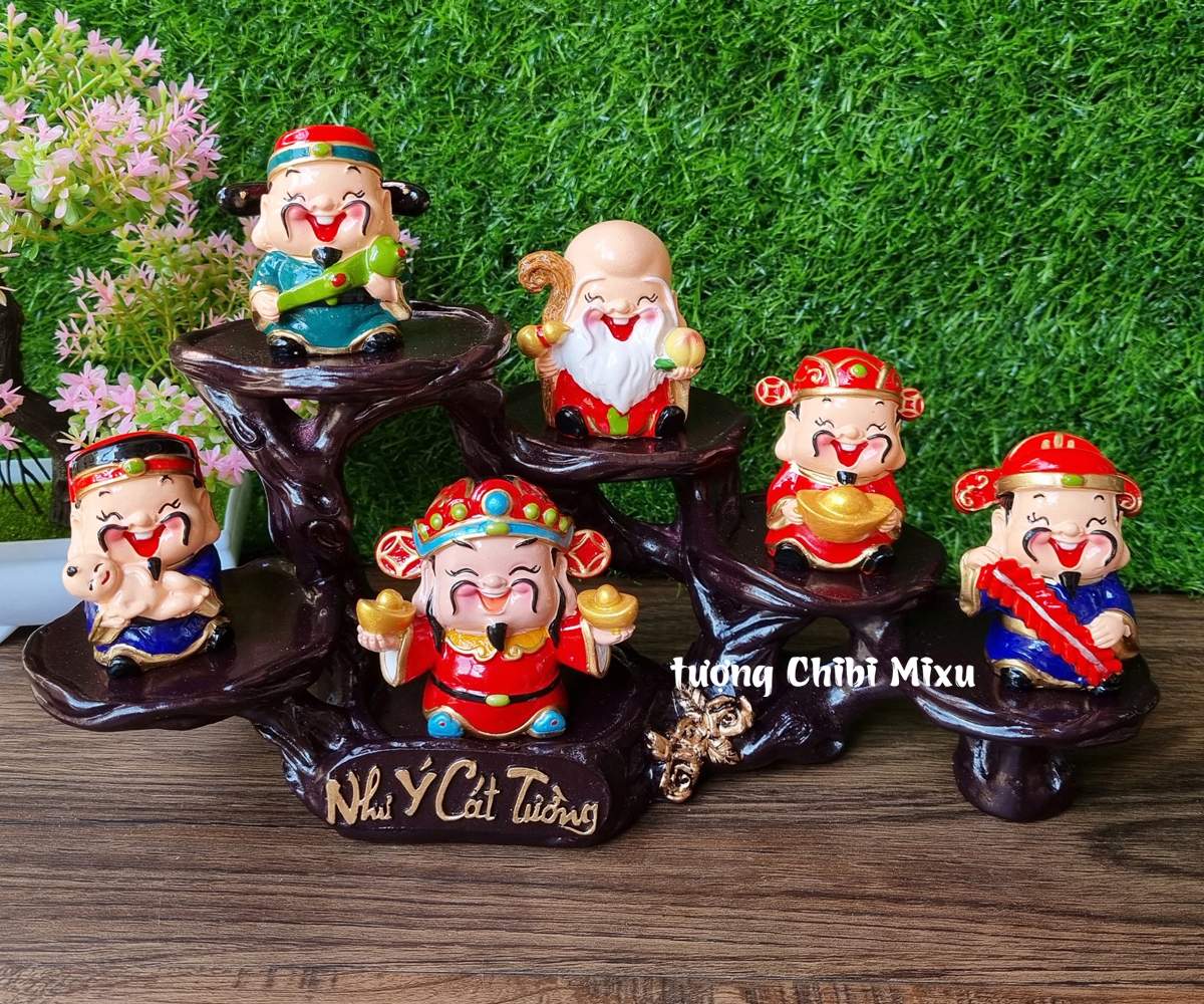 [HCM]Chân đế ngang 6 ô Như Ý Cát Tường