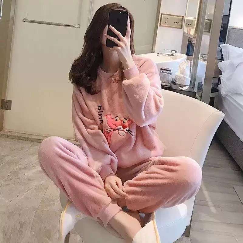 Bộ Mặc Nhà Bông Ấm Áp Siêu Mềm Mịn