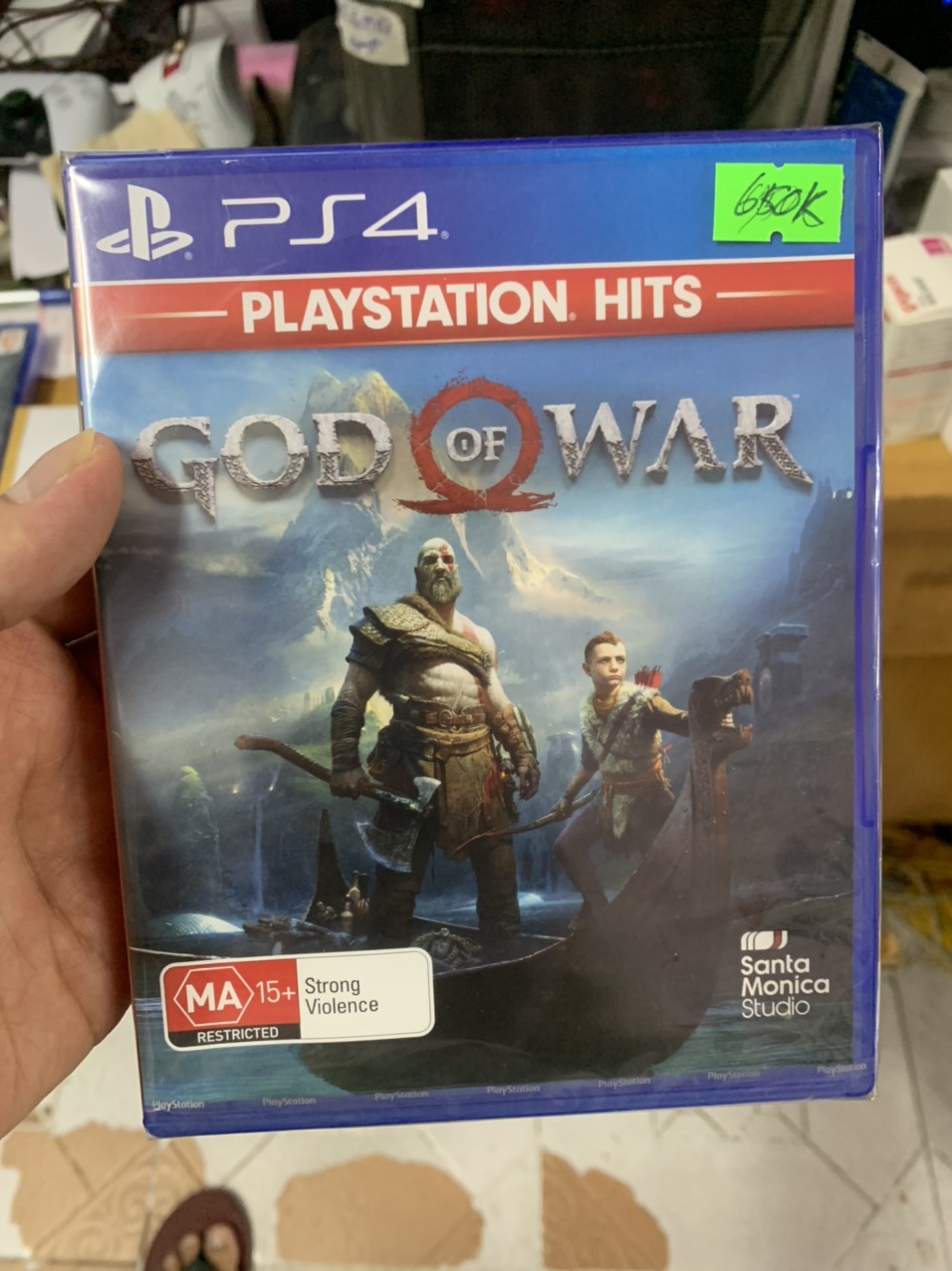 Đĩa Game Ps4 God Of War 4 New Seal 100% Full Box