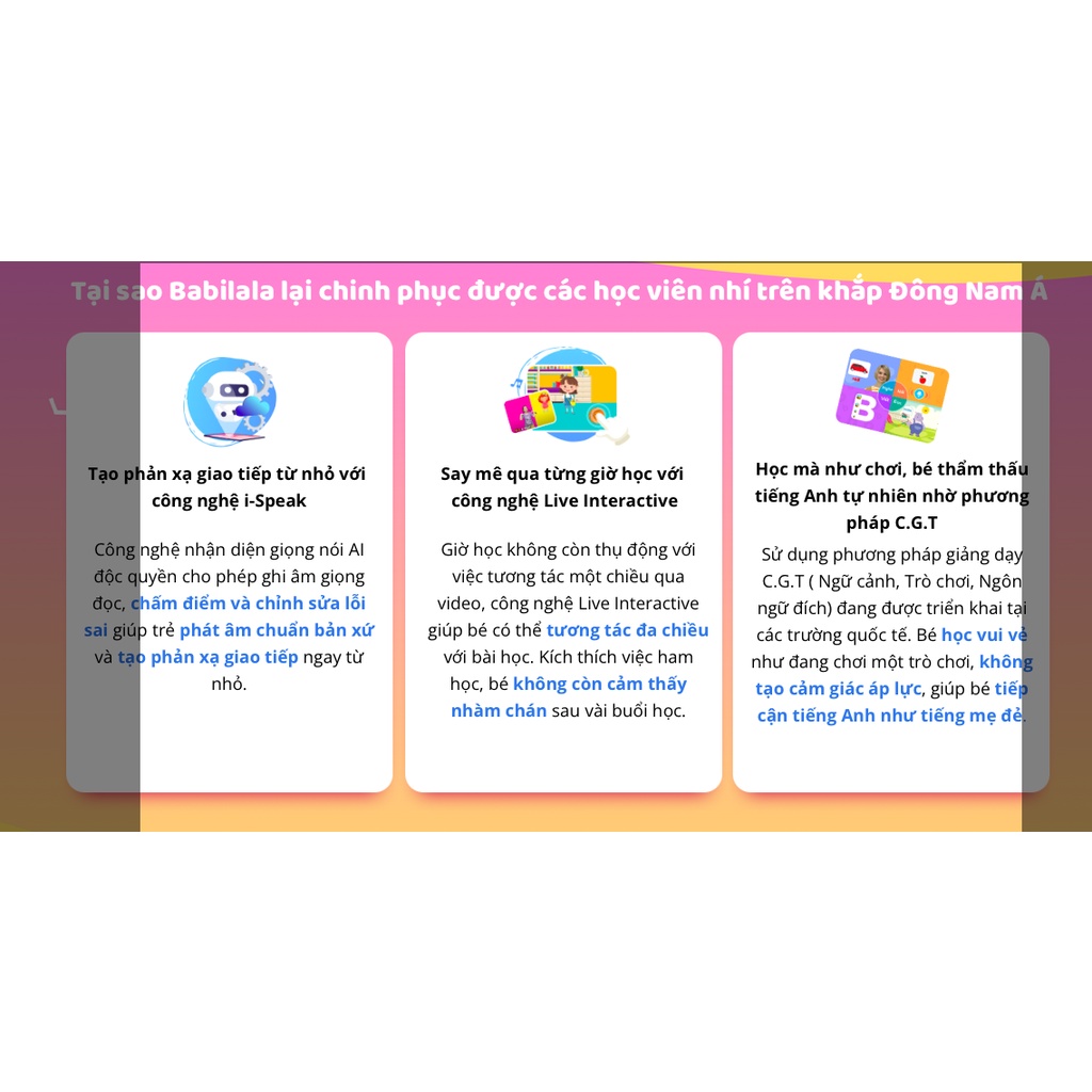 Babilala Trọn đời (Tiếng anh online chất lượng cao)